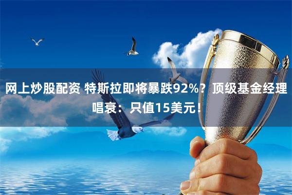 网上炒股配资 特斯拉即将暴跌92%？顶级基金经理唱衰：只值15美元！