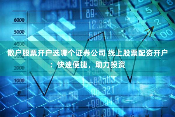 散户股票开户选哪个证券公司 线上股票配资开户：快速便捷，助力投资