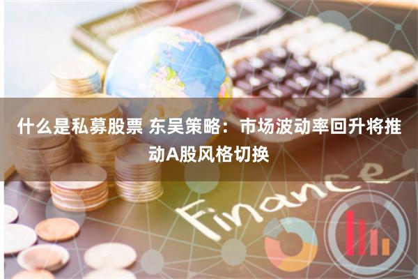 什么是私募股票 东吴策略：市场波动率回升将推动A股风格切换